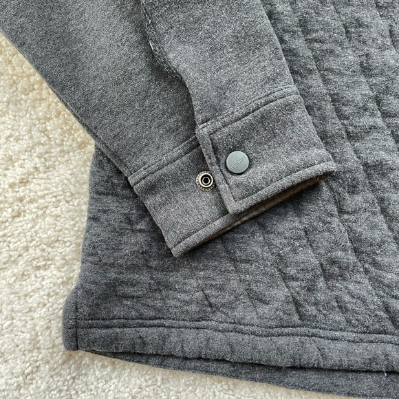 Orvis Gray Button Up Quilted Jacket - Picture 7 of 8